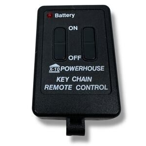 X10 Powerhouse KC674 Key Chain Remote Control Black For X10 Wireless Receiver